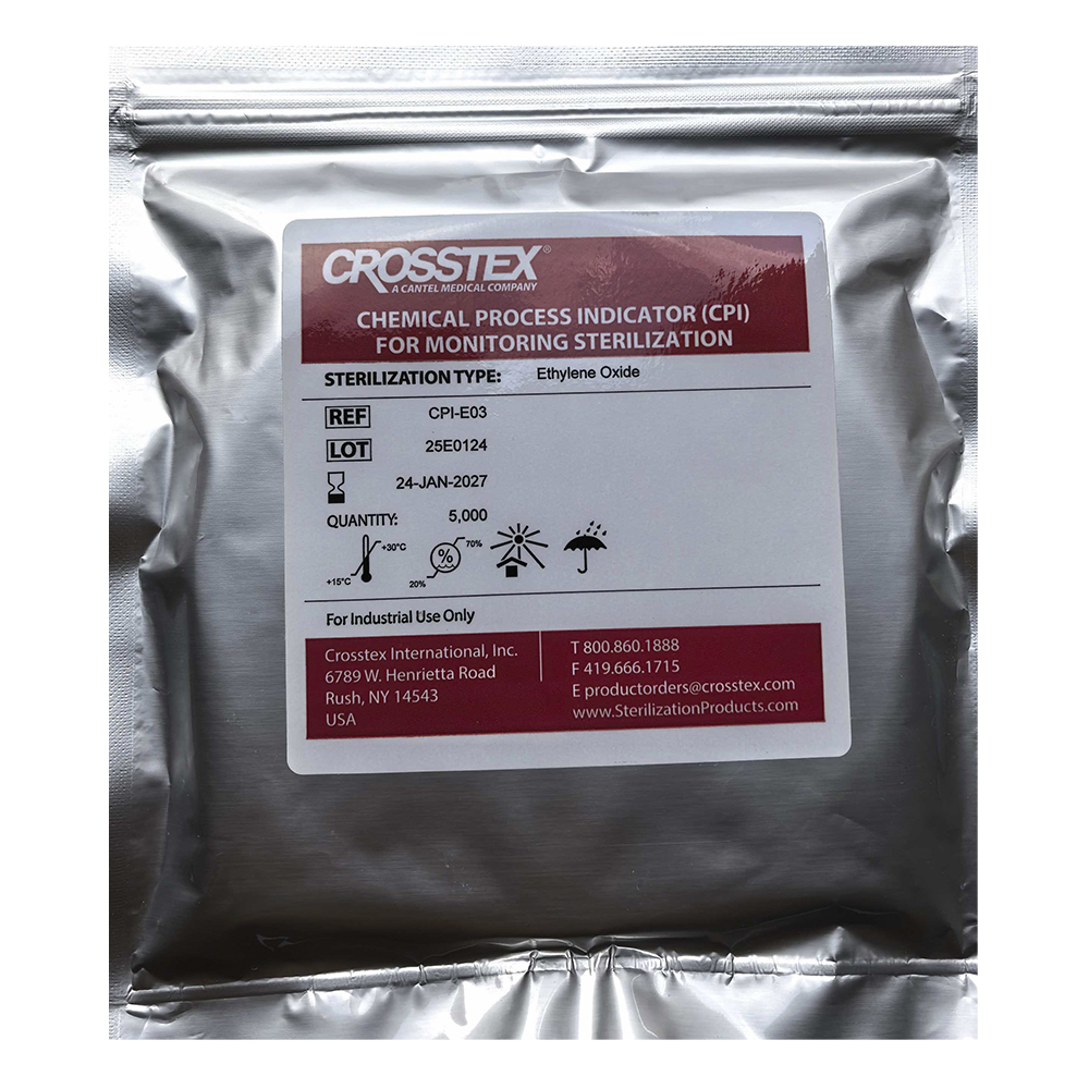 CROSSTEX環氧乙烷滅菌化學指示標簽